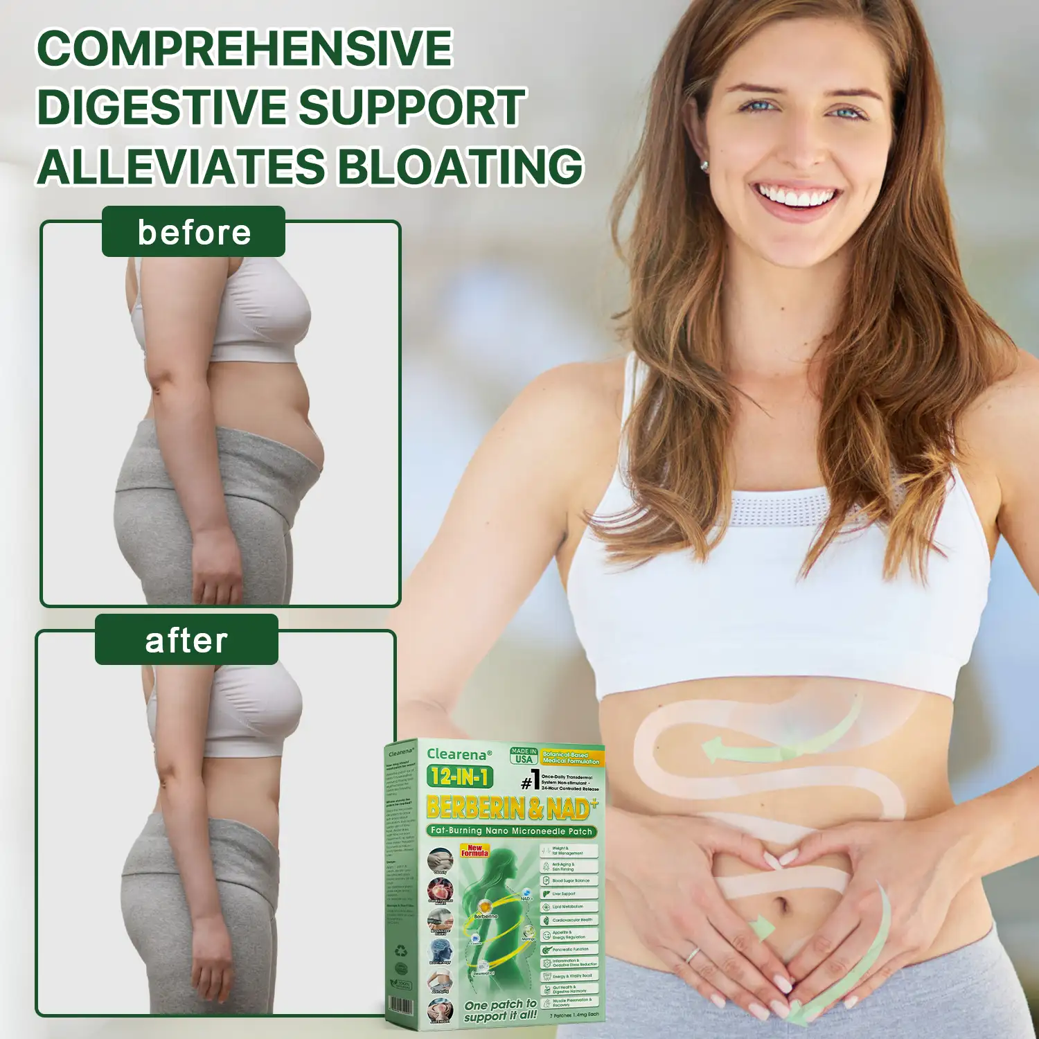 Official Store | ☀️☀️Lyyeto® Moringa Berberine + NAD+ 10-in-1 Nano Microneedle Patch(Just once a day, visible changes in 7 days) - Image 9