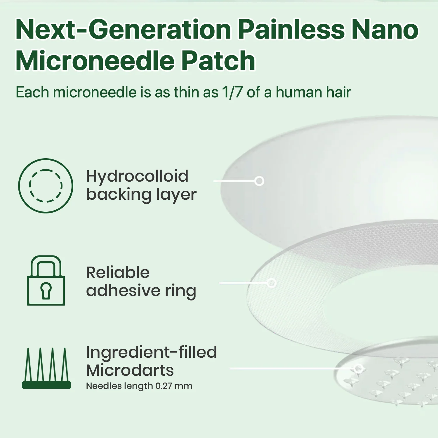 Official Store | ☀️☀️𝐂𝐥𝐞𝐚𝐫𝐞𝐧𝐚® Moringa Berberine + NAD+ 10-in-1 Nano Microneedle Patch(Just once a day, visible changes in 7 days) - Image 9