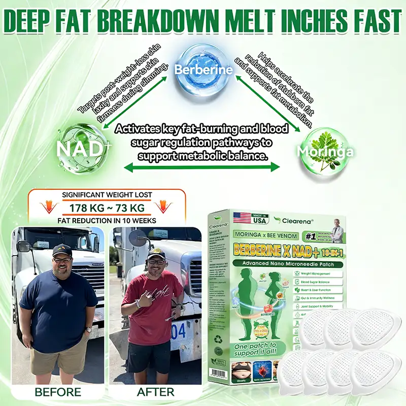 🇺🇸 𝐎𝐟𝐟𝐢𝐜𝐢𝐚𝐥 𝐔𝐒 𝐒𝐭𝐨𝐫𝐞 | 🧑‍⚕️🩺 𝘾𝙡𝙚𝙖𝙧𝙚𝙣𝙖® Moringa · Berberine × NAD+ 10-𝐢𝐧-𝟏 𝐀𝐝𝐯𝐚𝐧𝐜𝐞𝐝 𝐍𝐚𝐧𝐨 𝐌𝐢𝐜𝐫𝐨𝐧𝐞𝐞𝐝𝐥𝐞 𝐏𝐚𝐭𝐜𝐡 — 𝐎𝐧𝐜𝐞 𝐃𝐚𝐢𝐥𝐲, 𝐕𝐢𝐬𝐢𝐛𝐥𝐞 𝐑𝐞𝐬𝐮𝐥𝐭𝐬 𝐢𝐧 𝟕 𝐃𝐚𝐲𝐬 - Image 6