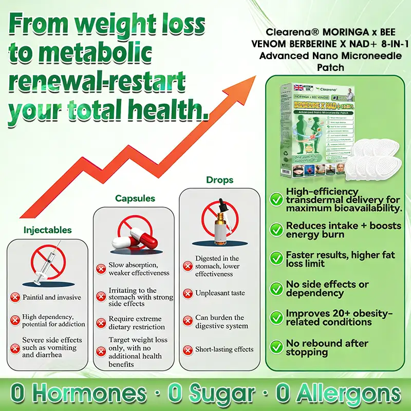 🇺🇸 𝐎𝐟𝐟𝐢𝐜𝐢𝐚𝐥 𝐔𝐒 𝐒𝐭𝐨𝐫𝐞 | 🧑‍⚕️🩺 𝘾𝙡𝙚𝙖𝙧𝙚𝙣𝙖® Moringa · Berberine × NAD+ 10-𝐢𝐧-𝟏 𝐀𝐝𝐯𝐚𝐧𝐜𝐞𝐝 𝐍𝐚𝐧𝐨 𝐌𝐢𝐜𝐫𝐨𝐧𝐞𝐞𝐝𝐥𝐞 𝐏𝐚𝐭𝐜𝐡 — 𝐎𝐧𝐜𝐞 𝐃𝐚𝐢𝐥𝐲, 𝐕𝐢𝐬𝐢𝐛𝐥𝐞 𝐑𝐞𝐬𝐮𝐥𝐭𝐬 𝐢𝐧 𝟕 𝐃𝐚𝐲𝐬 - Image 7