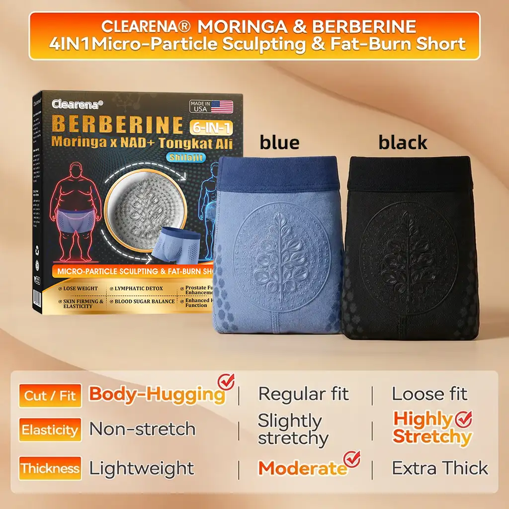 𝐎𝐟𝐟𝐢𝐜𝐢𝐚𝐥 𝐁𝐫𝐚𝐧𝐝 𝐒𝐭𝐨𝐫𝐞 🔥| 🏛️𝐂𝐥𝐞𝐚𝐫𝐞𝐧𝐚® 𝟐𝟎𝟐𝟔 𝐌𝐨𝐫𝐢𝐧𝐠𝐚 x 𝐁𝐞𝐫𝐛𝐞𝐫𝐢𝐧𝐞 x 𝐍𝐀𝐃+ 𝟔-𝐈𝐧-𝟏 𝐌𝐢𝐜𝐫𝐨-𝐏𝐚𝐫𝐭𝐢𝐜𝐥𝐞 𝐒𝐜𝐮𝐥𝐩𝐭𝐢𝐧𝐠 & 𝐅𝐚𝐭-𝐁𝐮𝐫𝐧 𝐒𝐡𝐨𝐫𝐭𝐬 (Women + Men with Enhanced Male Vitality Blend) - Image 9