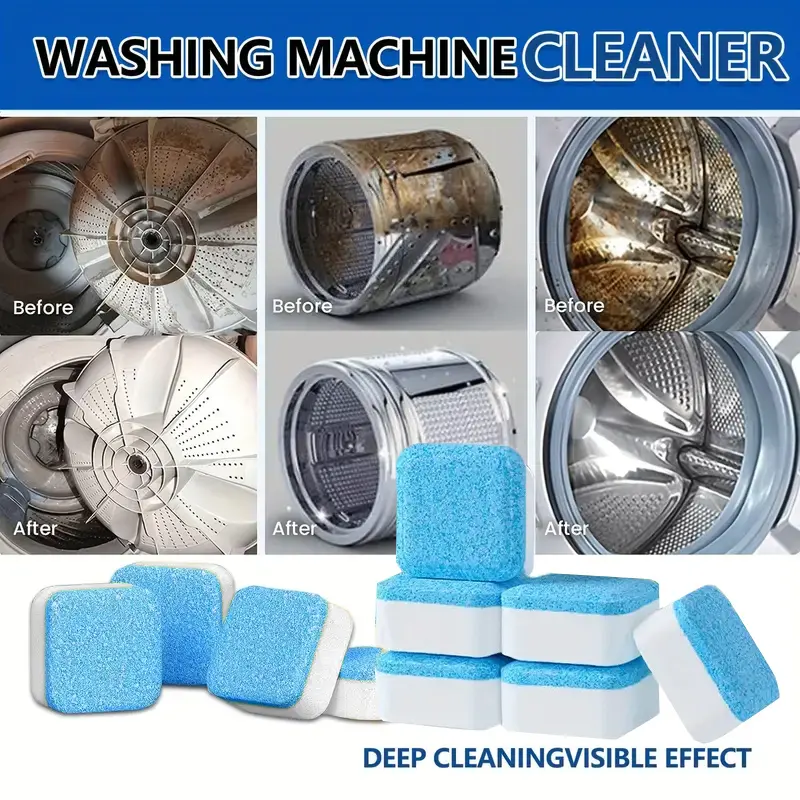 ๐ฅWashing machine cleaning tablets, descaling agent, suitable for automatic and semi-automatic washing machines, household/commercial use Household Cleaners Home Goods - Image 3