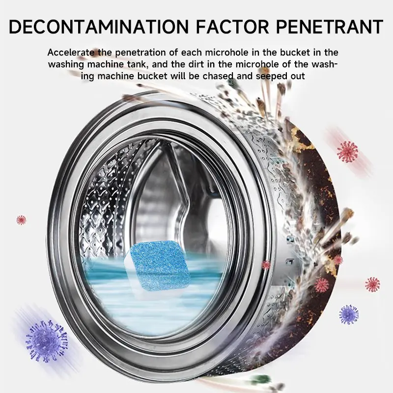 ๐ฅWashing machine cleaning tablets, descaling agent, suitable for automatic and semi-automatic washing machines, household/commercial use Household Cleaners Home Goods - Image 4