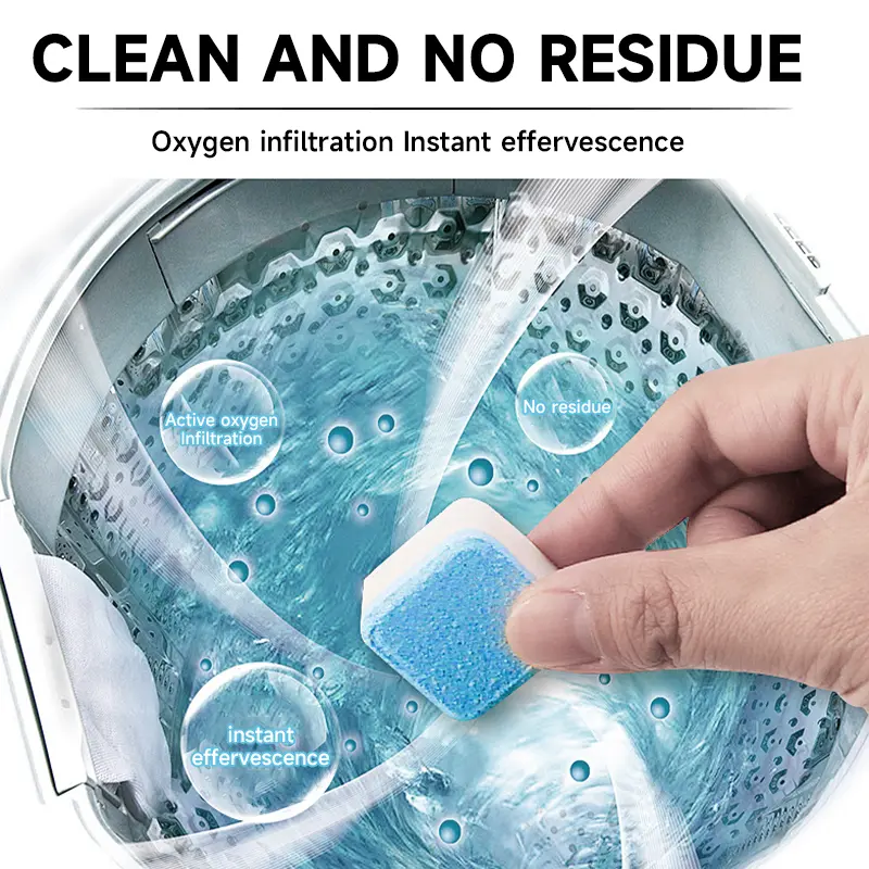 ๐ฅWashing machine cleaning tablets, descaling agent, suitable for automatic and semi-automatic washing machines, household/commercial use Household Cleaners Home Goods - Image 5